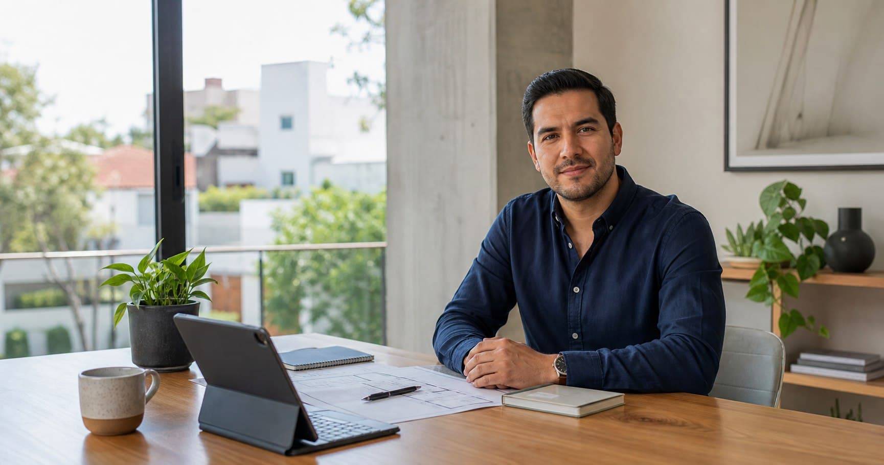 Asesor revisando la estrategia de una propiedad en renta